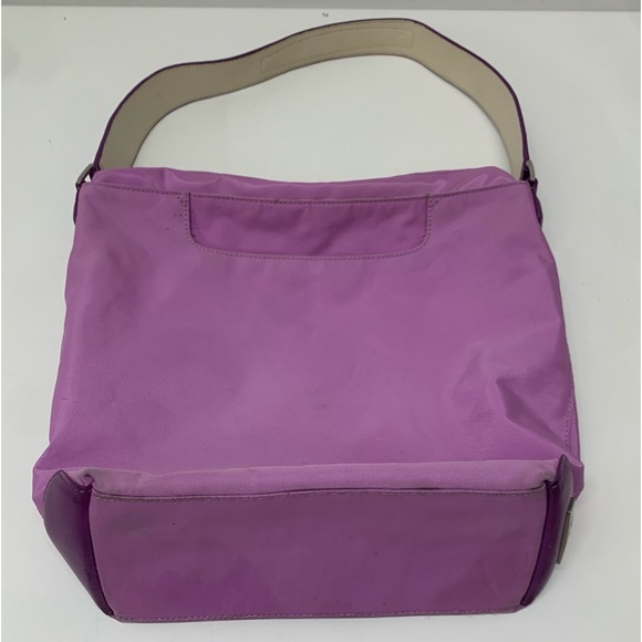 Tumi Magenta Lavender Durable Ballistic Nylon Tote Handbag Purse - Picture 3 of 15